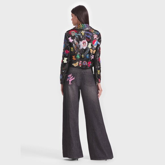 A+O X GRATEFUL DEAD CODY VEGAN MOTO JACKET - Picture 2 of 8